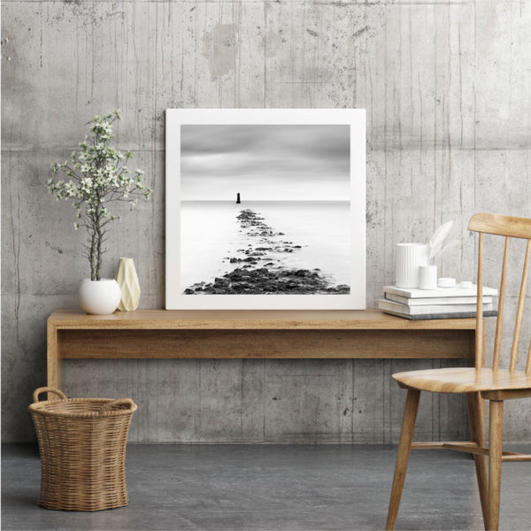 'Faraway Lighthouse' Dublin Bay Photograph