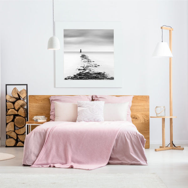 'Faraway Lighthouse' Dublin Bay Photograph