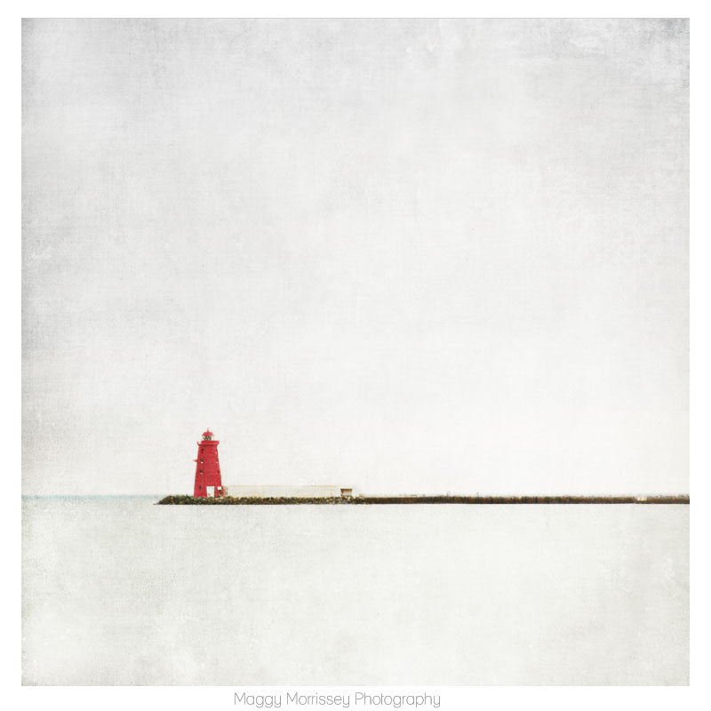 'Meet Me At The Red Lighthouse' Dublin Bay Art Print