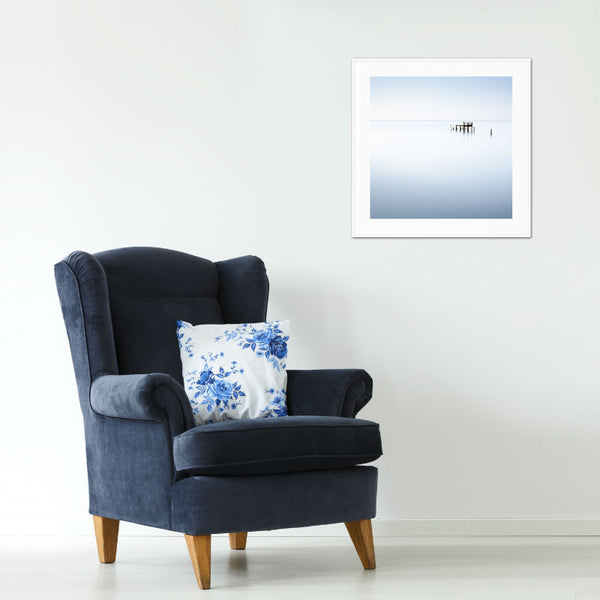 'Sea Dreams' Blue Coastal Wall Art Print