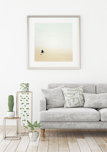 'Waiting For The Wave' Surf Wall Art Print