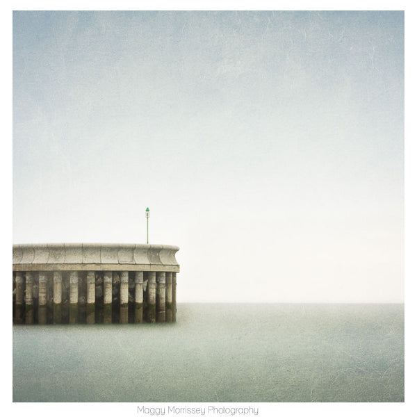 'Greystones North Pier' Coastal Art Print