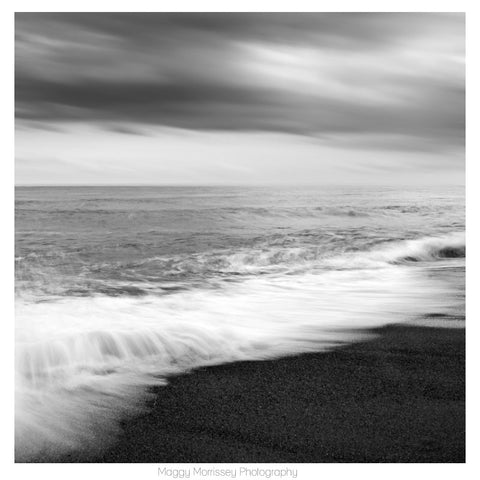 'Black Sands' Coastal Wall Art Print