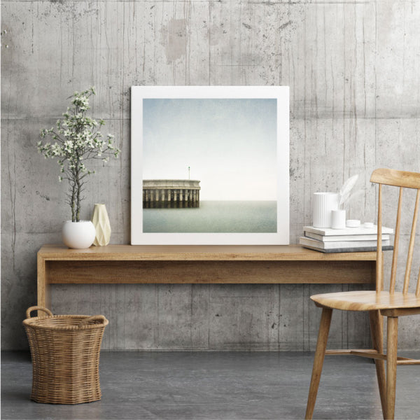 'Greystones North Pier' Coastal Art Print