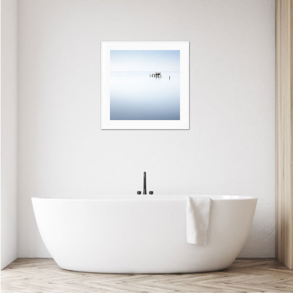 'Sea Dreams' Blue Coastal Wall Art Print