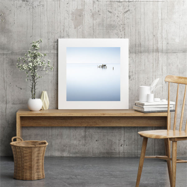 'Sea Dreams' Blue Coastal Wall Art Print
